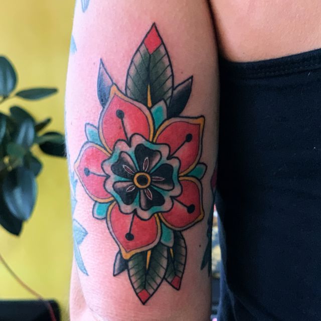mandala, color tattoo